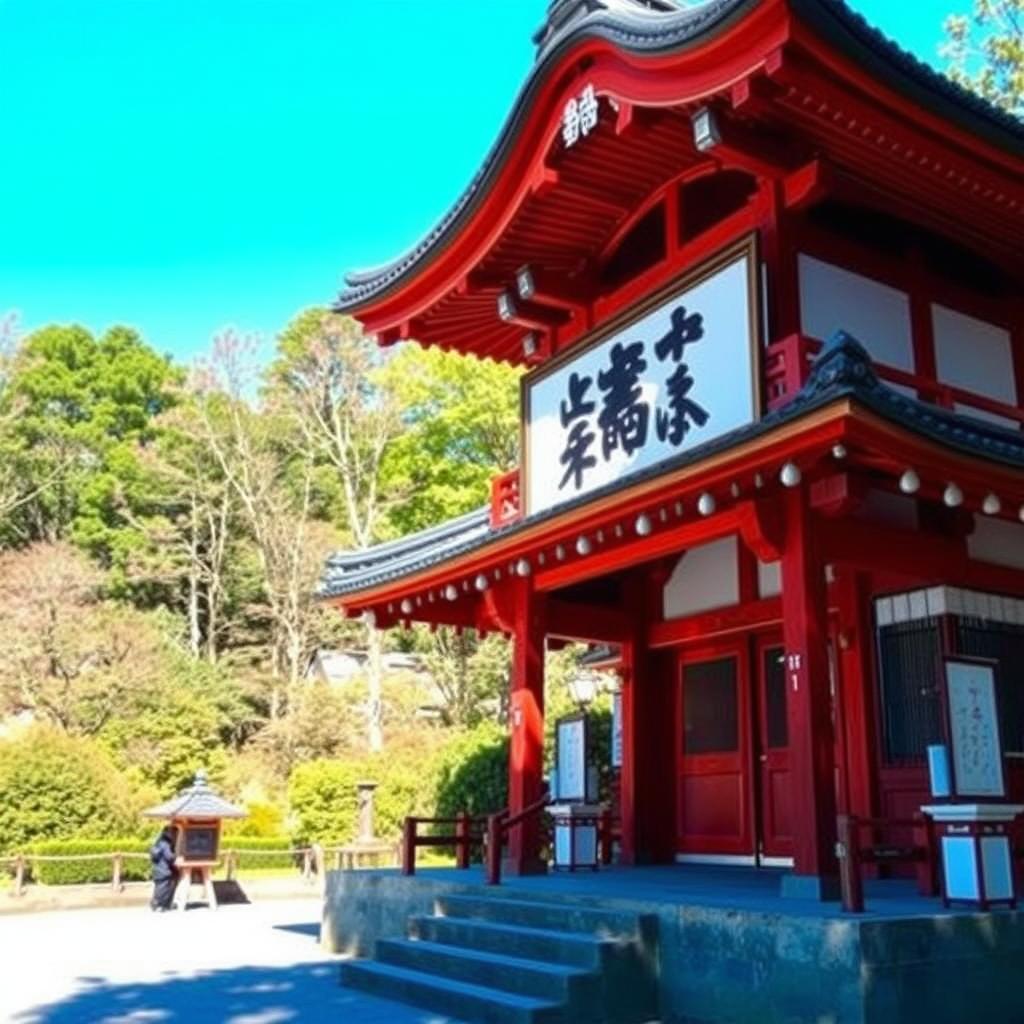Đền Kuzuryu Jinja Shingu nhỏ gọn, nằm gần Đền Hakone Jinja, với kiến trúc truyền thống và không khí trang nghiêm.
